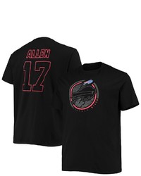 FANATICS Branded Josh Allen Black Buffalo Bills Big Tall Color Pop Name Number T Shirt At Nordstrom