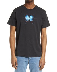 rag & bone Butterfly Organic Cotton Graphic Tee In Black At Nordstrom