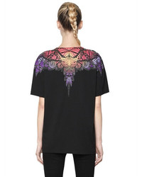 Marcelo Burlon County of Milan Butterfly Printed Cotton Jersey T Shirt