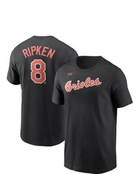 Nike Cal Ripken Jr Black Baltimore Orioles Cooperstown Collection Name Number T Shirt At Nordstrom