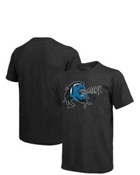 Majestic Threads Cam Newton Black Carolina Panthers Tri Blend Player Graphic T Shirt