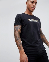 Chasin' Camo Box Logo T Shirt Black