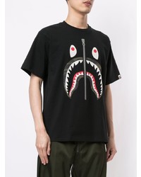 A Bathing Ape Camo Shark Short Sleeved T Shirt