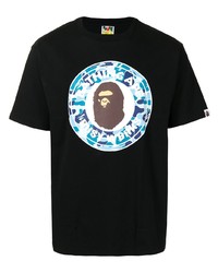A Bathing Ape Camouflage Print Busy Works T Shirt