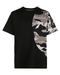 Mostly Heard Rarely Seen Camouflage Print Detail T Shirt