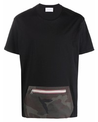 Low Brand Camouflage Zip Pocket T Shirt