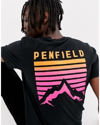 Penfield Caputo Back Print T Shirt In Black