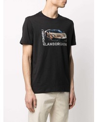 Lamborghini Car Logo Print T Shirt