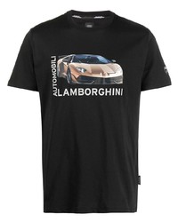Lamborghini Car Logo Print T Shirt