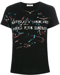 Valentino Chain Neck Printed T Shirt