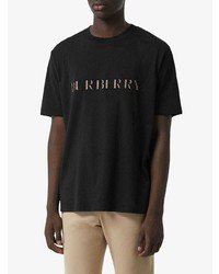 Burberry Check Logo T Shirt