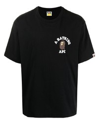 A Bathing Ape Chest Logo Print T Shirt