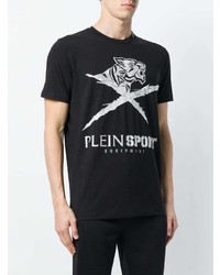 Plein Sport Chest Print T Shirt