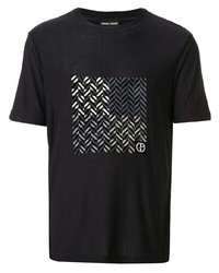 Giorgio Armani Chevron Logo T Shirt