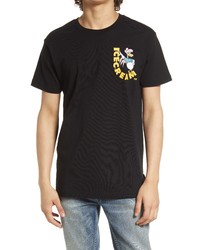 Icecream Chicken And Waffles Graphic Tee In Black At Nordstrom