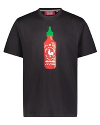 Mostly Heard Rarely Seen 8-Bit Chilli Sauce Print T Shirt