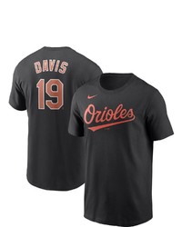 Nike Chris Davis Black Baltimore Orioles Name Number T Shirt At Nordstrom