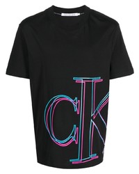 Calvin Klein Jeans Ck Graphic Print Cotton T Shirt