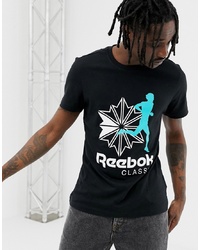 Reebok Classics Logo T Shirt In Black Dx0139