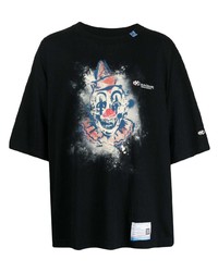 Maison Mihara Yasuhiro Clown Print Cotton T Shirt