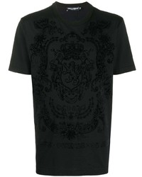 Dolce & Gabbana Coat Of Arms Devor T Shirt