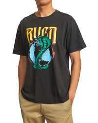 RVCA Cobra Tour Cotton Graphic Tee In Black At Nordstrom