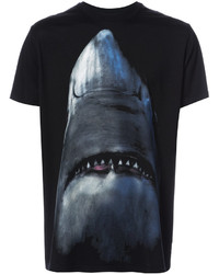 Givenchy Colombian Fit Shark Print T Shirt