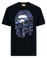 A Bathing Ape Color Camo Peek Ape Head T Shirt