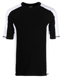 Balmain Colour Block Logo Print T Shirt