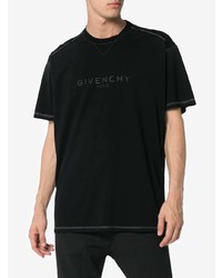 Givenchy Columbian Fit Distressed Logo T Shirt