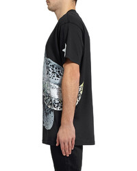 Givenchy Columbian Fit Orchid Print Cotton T Shirt