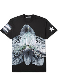 Givenchy Columbian Fit Orchid Print Cotton T Shirt
