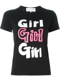 Comme Des Garons Girl Girl Print T Shirt