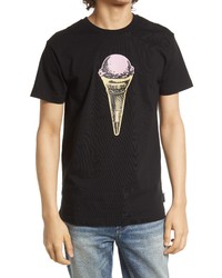 Icecream Cone Cotton Graphic Tee In Black At Nordstrom