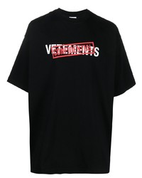 Vetements Confidential Logo Print T Shirt