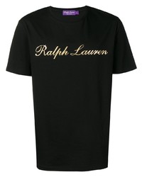 Ralph Lauren Purple Label Contrast Logo T Shirt