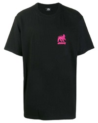 Stussy Contrasting Logo Print T Shirt
