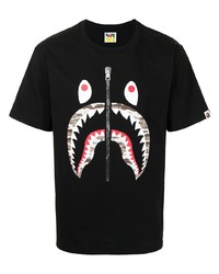 A Bathing Ape Contrasting Print T Shirt