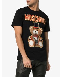 Moschino Cotton Logo Ringmaster Bear T Shirt