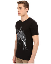 The Kooples Cotton Printed Jersey Tee