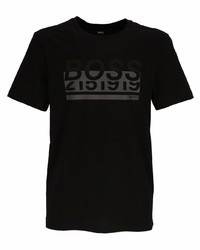 BOSS HUGO BOSS Cotton Typographic Logo T Shirt