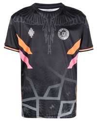 Marcelo Burlon County of Milan County Soccer Regular T Shirt Black Pink