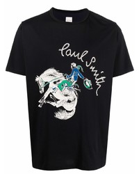 PS Paul Smith Cowboy Logo Print T Shirt