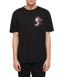 AllSaints Cracked Graphic T Shirt