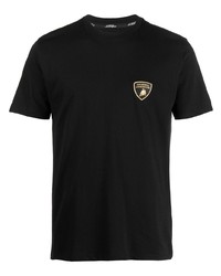 Lamborghini Crest Logo Print T Shirt