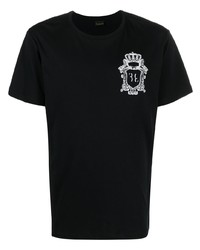 Billionaire Crest Logo Print T Shirt