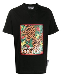 VERSACE JEANS COUTURE Crew Neck Graphic T Shirt