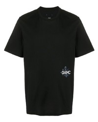 Oamc Crew Neck Logo Printed T Shirt