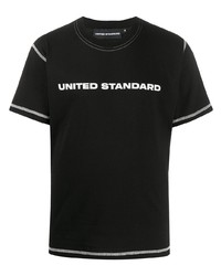 United Standard Crew Neck Printed Logo T Shirt
