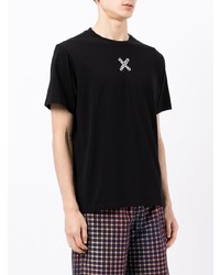 Kenzo Cross Logo Print T Shirt